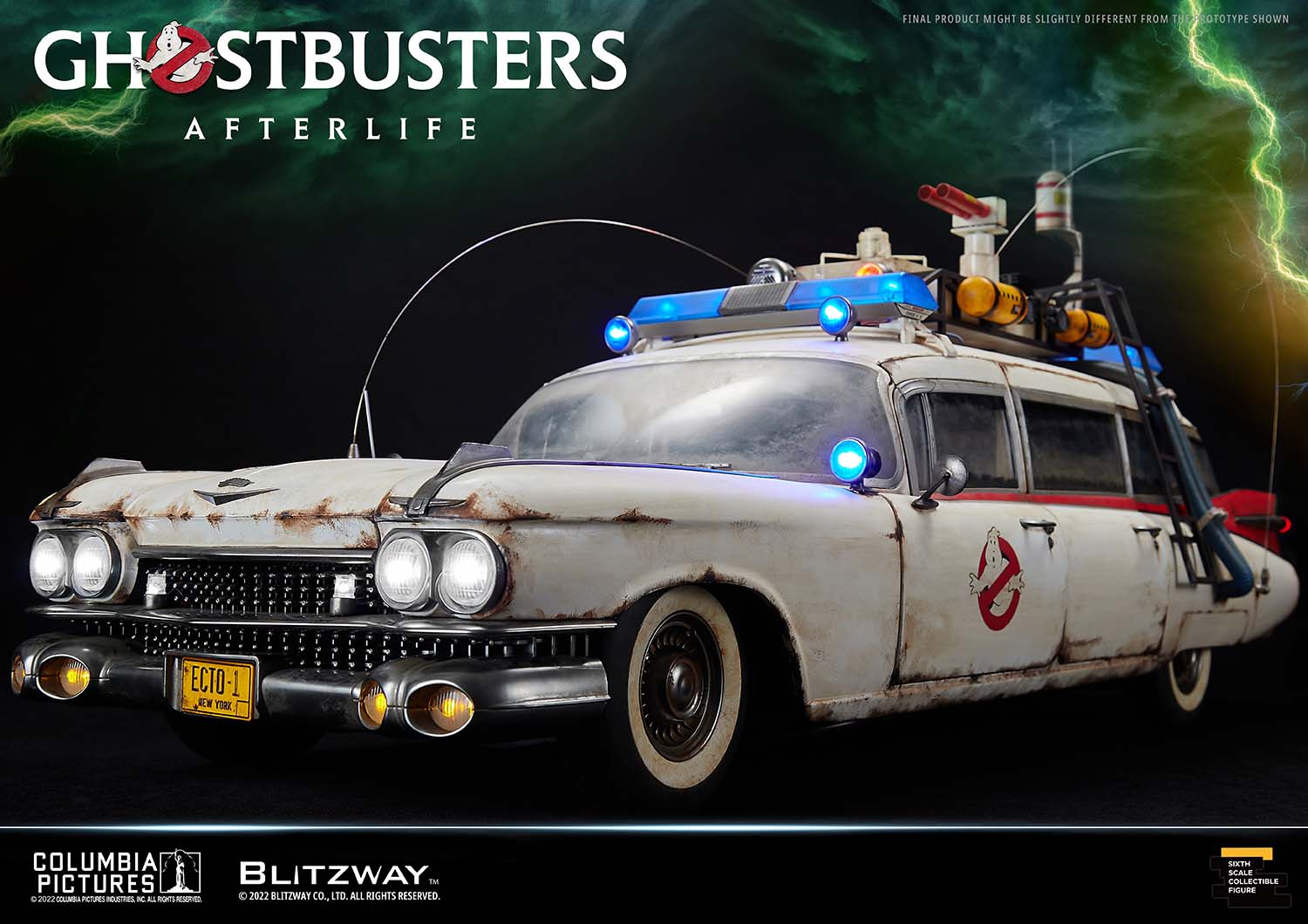 Blitzway 1/6 Scale Vehicle ECTO-1 "Ghostbusters: Afterlife" | 8809321479593