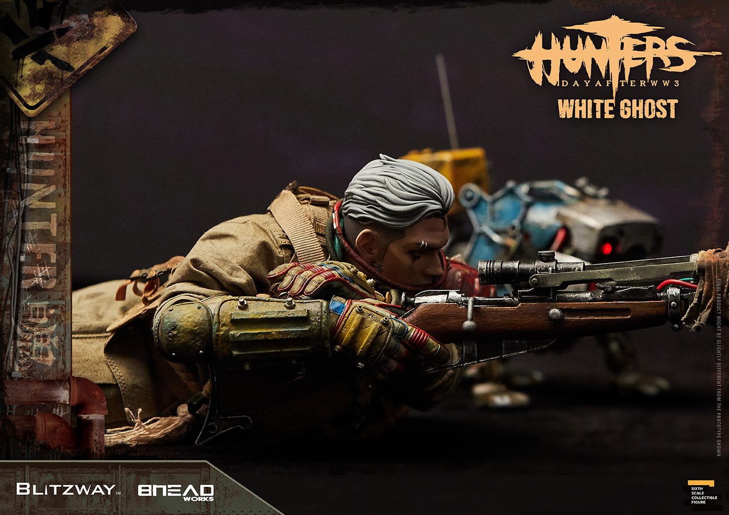 Blitzway 1/6 White Ghost "HUNTERS : Day After WWlll", Action Figure | 8809321479562