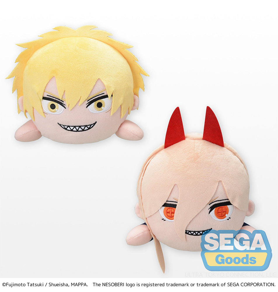 Chainsaw Man Series Denji & Power Nesoberi (Lay-Down) MEJ Plush | 4580779510970