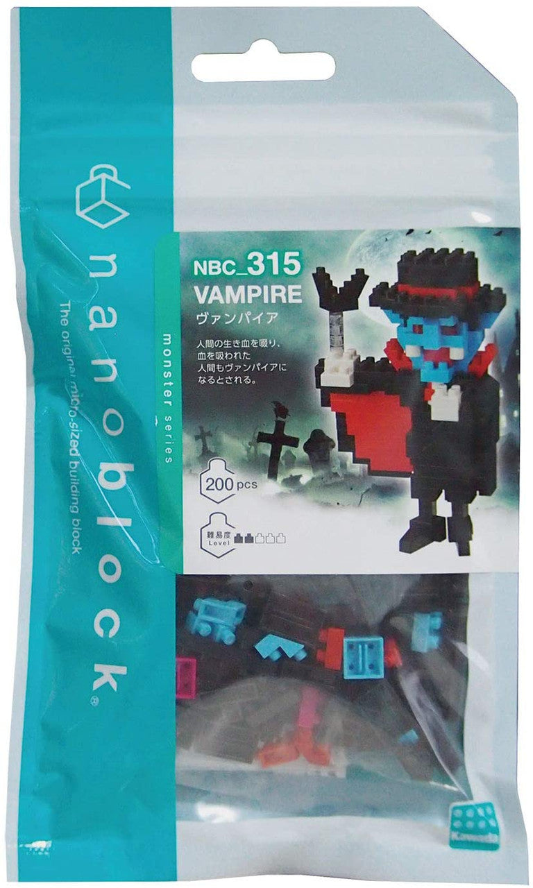 Nanoblock Collection Series (Box/12) Vampire "Monsters" | 4972825216934