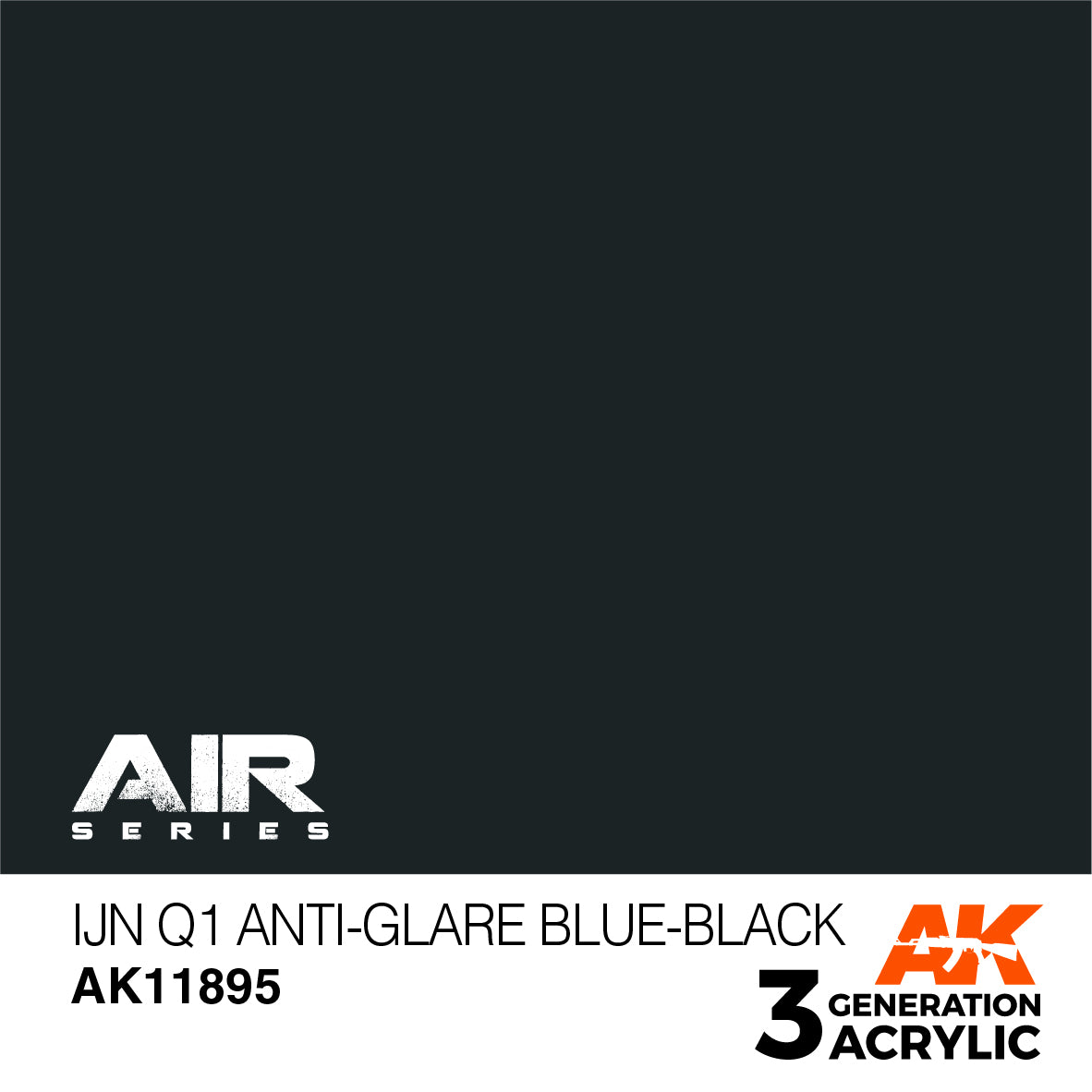 AK Interactive 3G Air - IJN Q1 Anti-Glare Blue-Black | 8435568315594