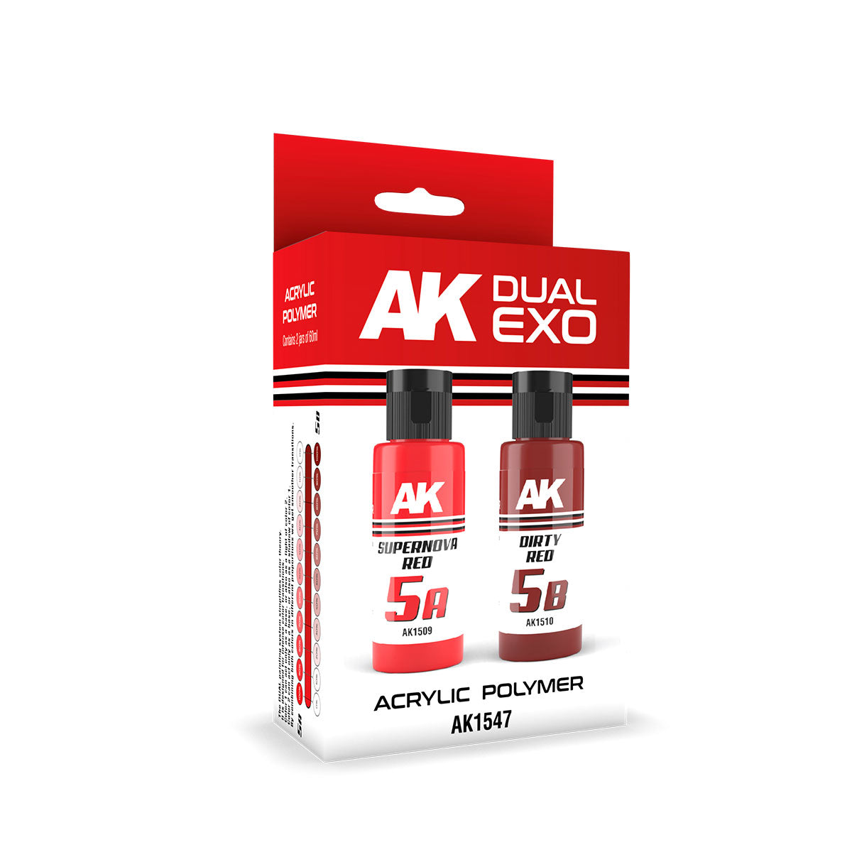 Ak Interactive Supernova Red & Dirty Red Dual Exo Paint Set | 8435568327818