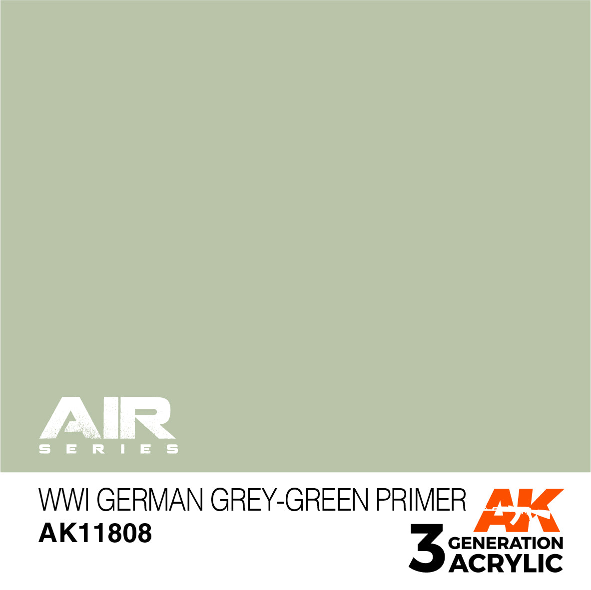 AK Interactive 3G Air - WWI German Grey-Green Primer | 8435568314726