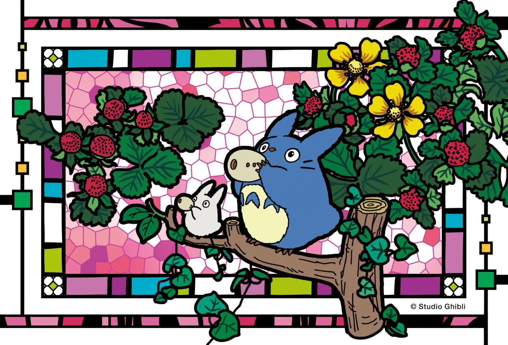 Ensky Petite Artcrystal Puzzle 126-AC63 Totoro Playing the Ocarina "My Neighbor Totoro" | 4970381194802