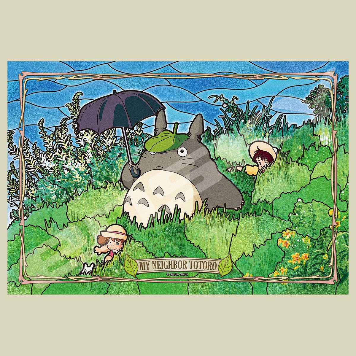 Ensky Artcrystal Puzzle My Neighbor Totoro "Steadily Through the Field" 300P Artcrystal Jigsaw Puzzle (300-AC054) | 4970381512378