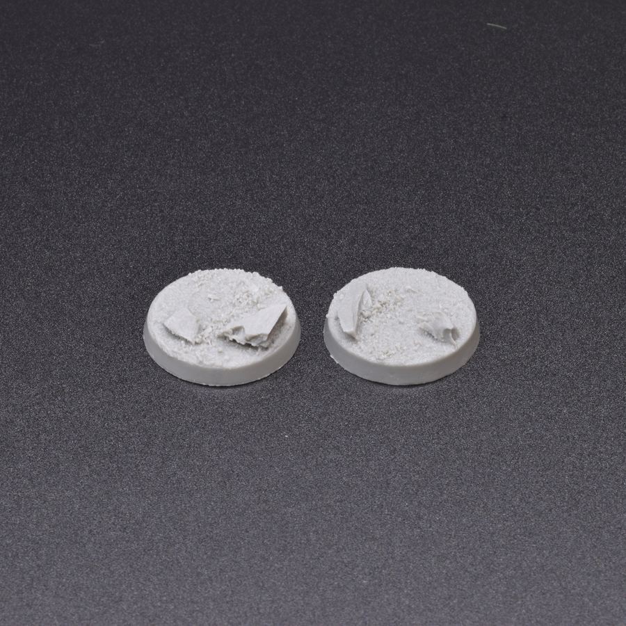 Gamers Grass Resin Bases - Rocky Fields - Round 25mm (x10) | 738956789464