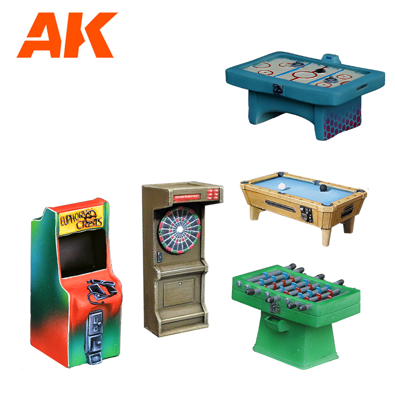 AK Interactive Arcade Wargame Set 100% Polyurethane Resin Compatible With 30-35MM Scale | 8435568333284