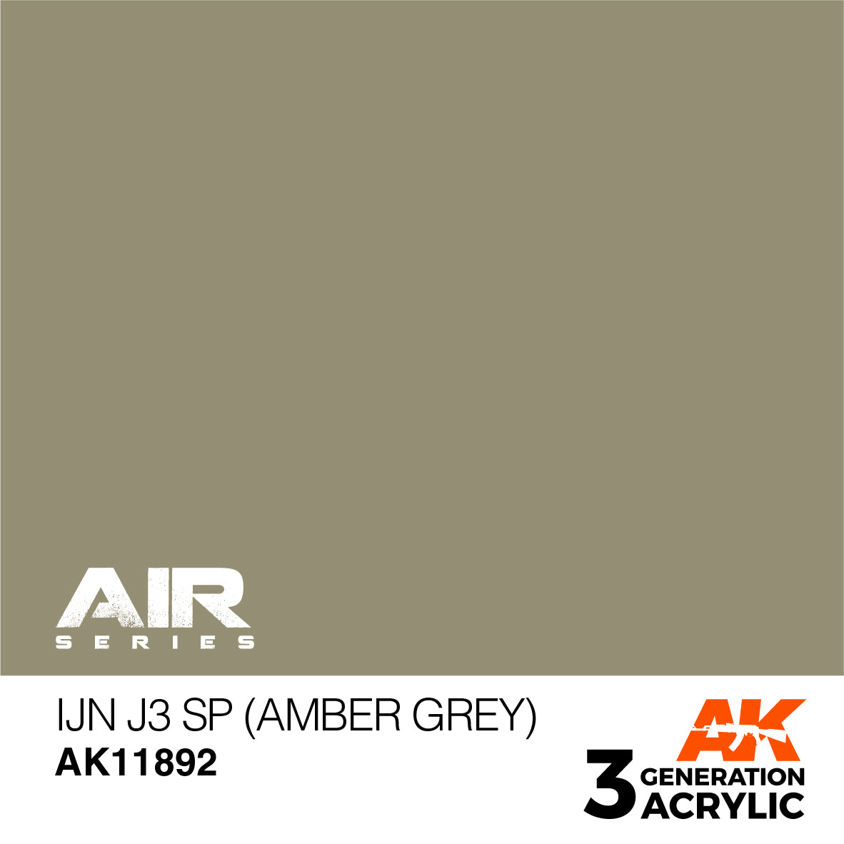 AK Interactive 3G Air - IJN J3 SP (Amber Grey) | 8435568315563