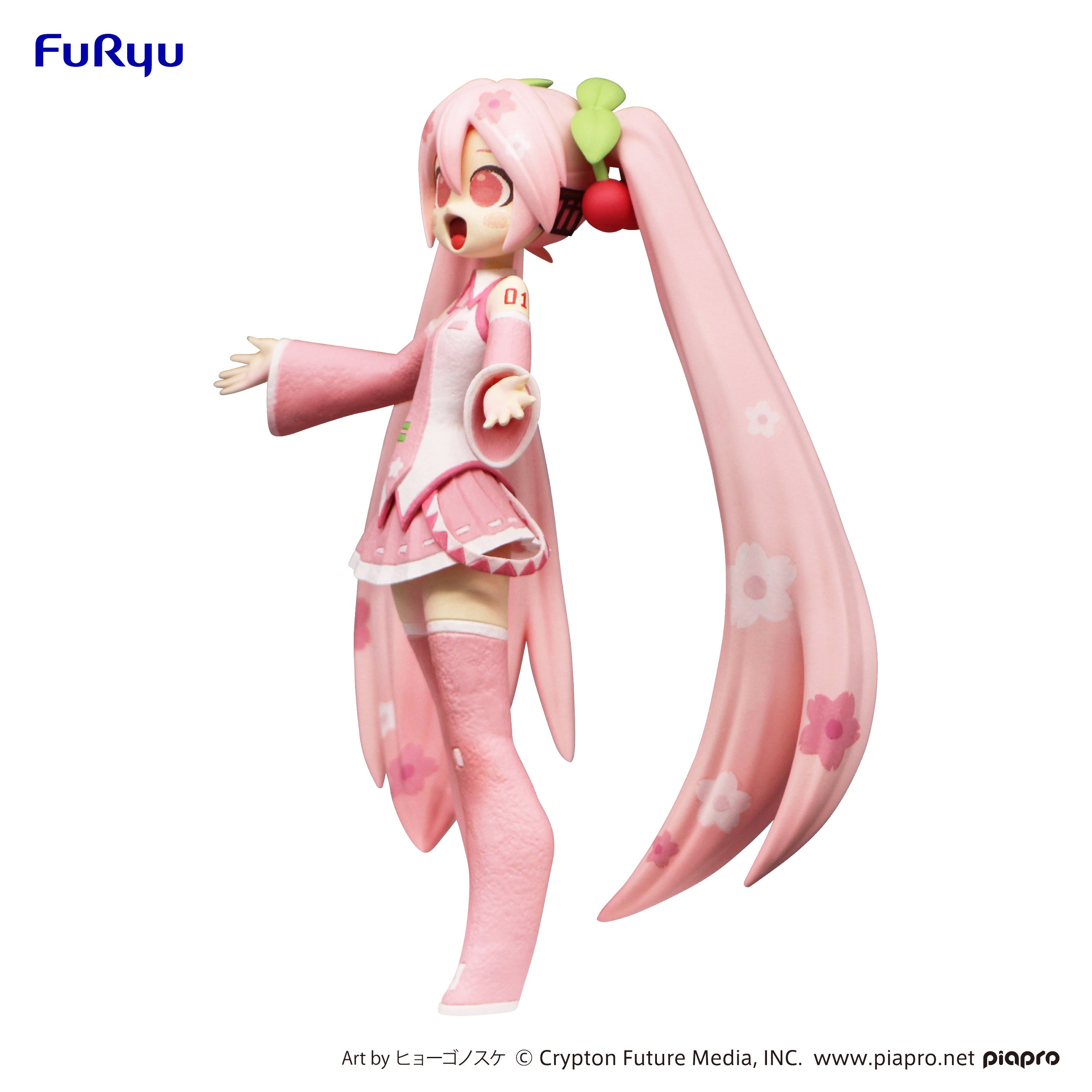 Hatsune Miku Series Sakura Miku Furyu Cartoony Figure | 4580736402034