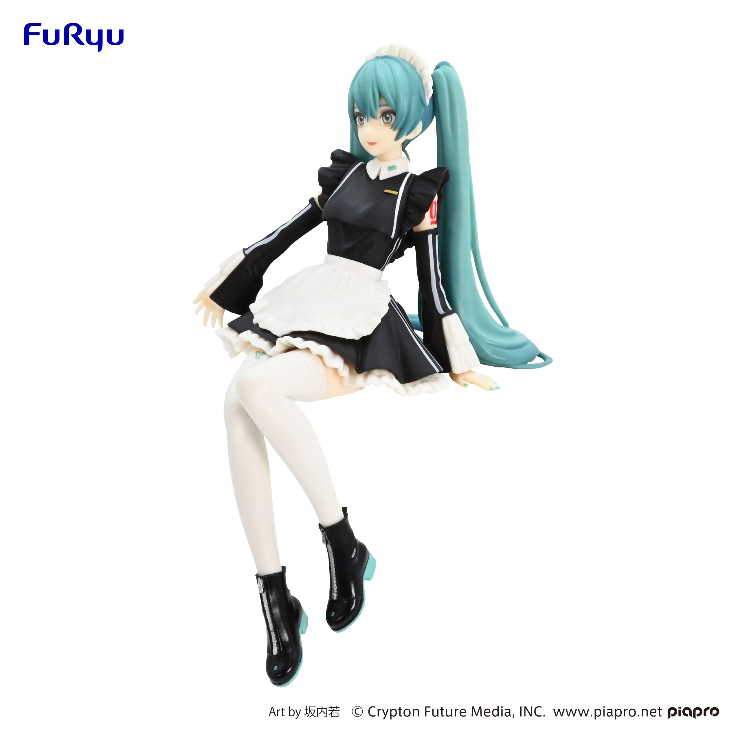 Hatsune Miku Series Miku Sporty Maid Noodle Stopper Figure | 4580736401433