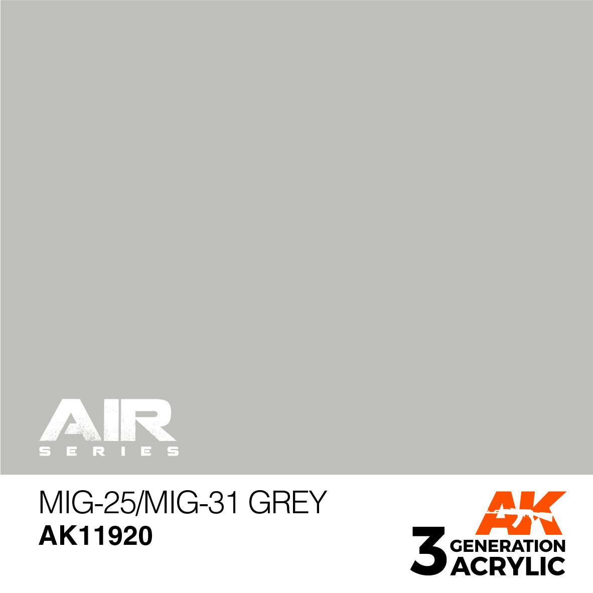AK Interactive 3G Air - MiG-25/MiG-31 Grey | 8435568315846