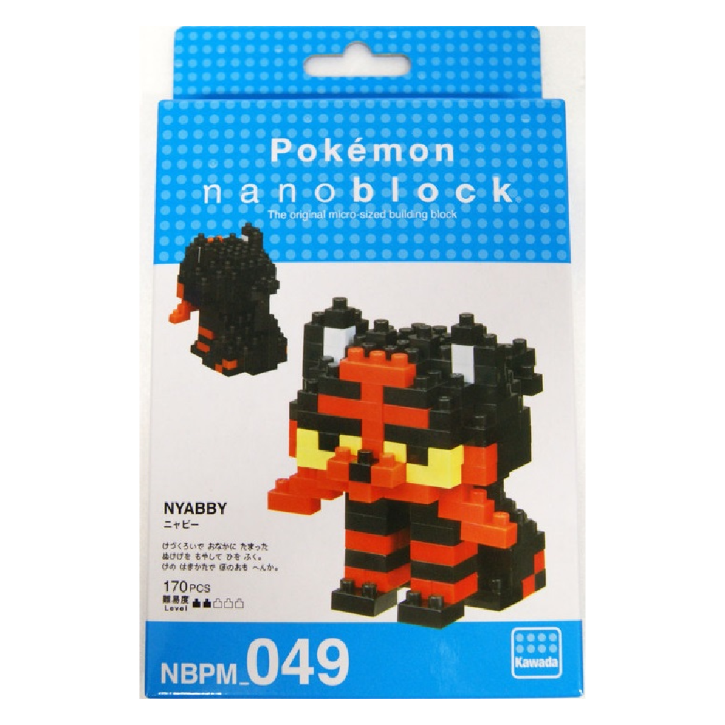 Kawada Litten "Pokémon", Nanoblock Pokémon Series (Box/12) | 4972825214534