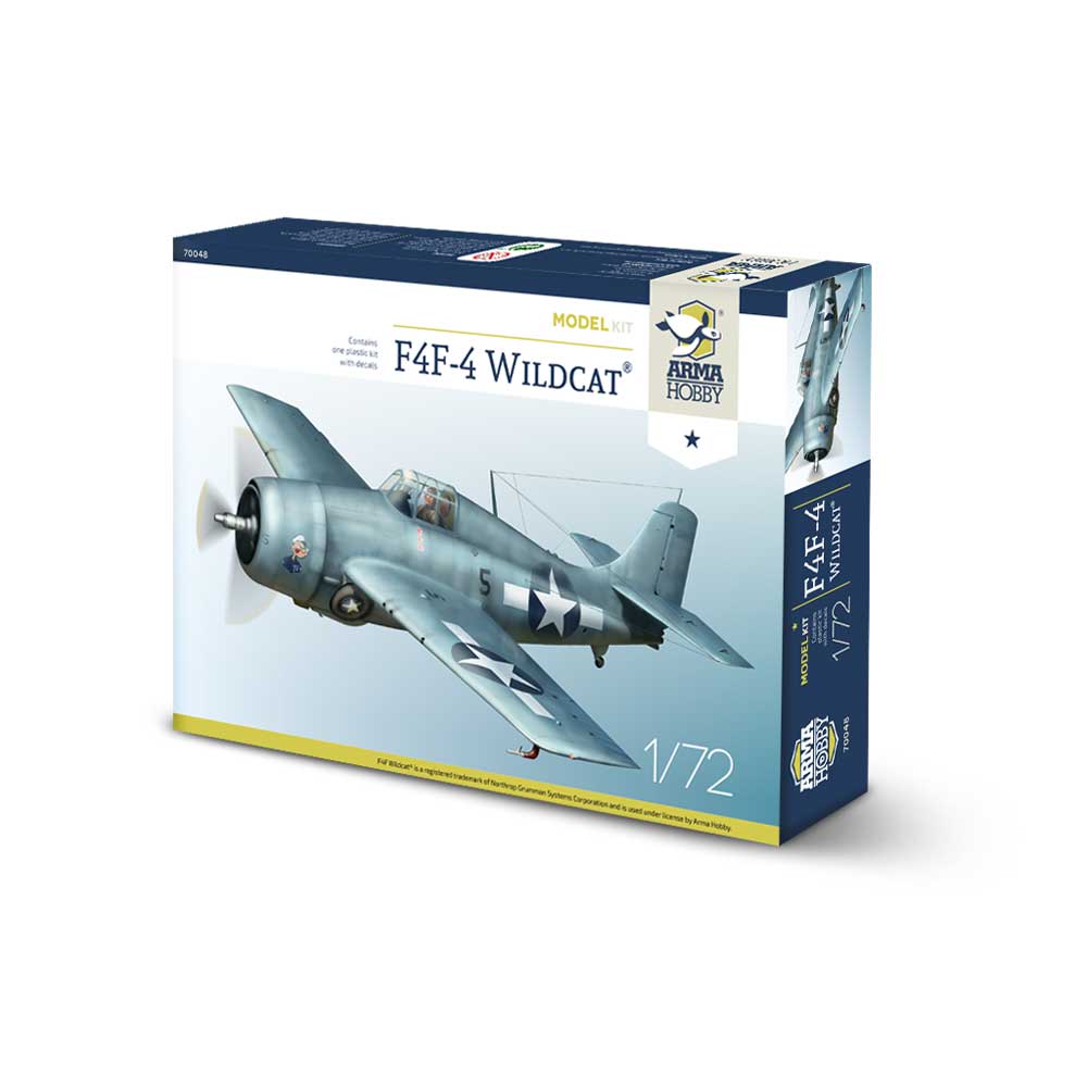 Arma Hobby 1/72 F4F-4 Wildcat Model Kit | 5902734373366