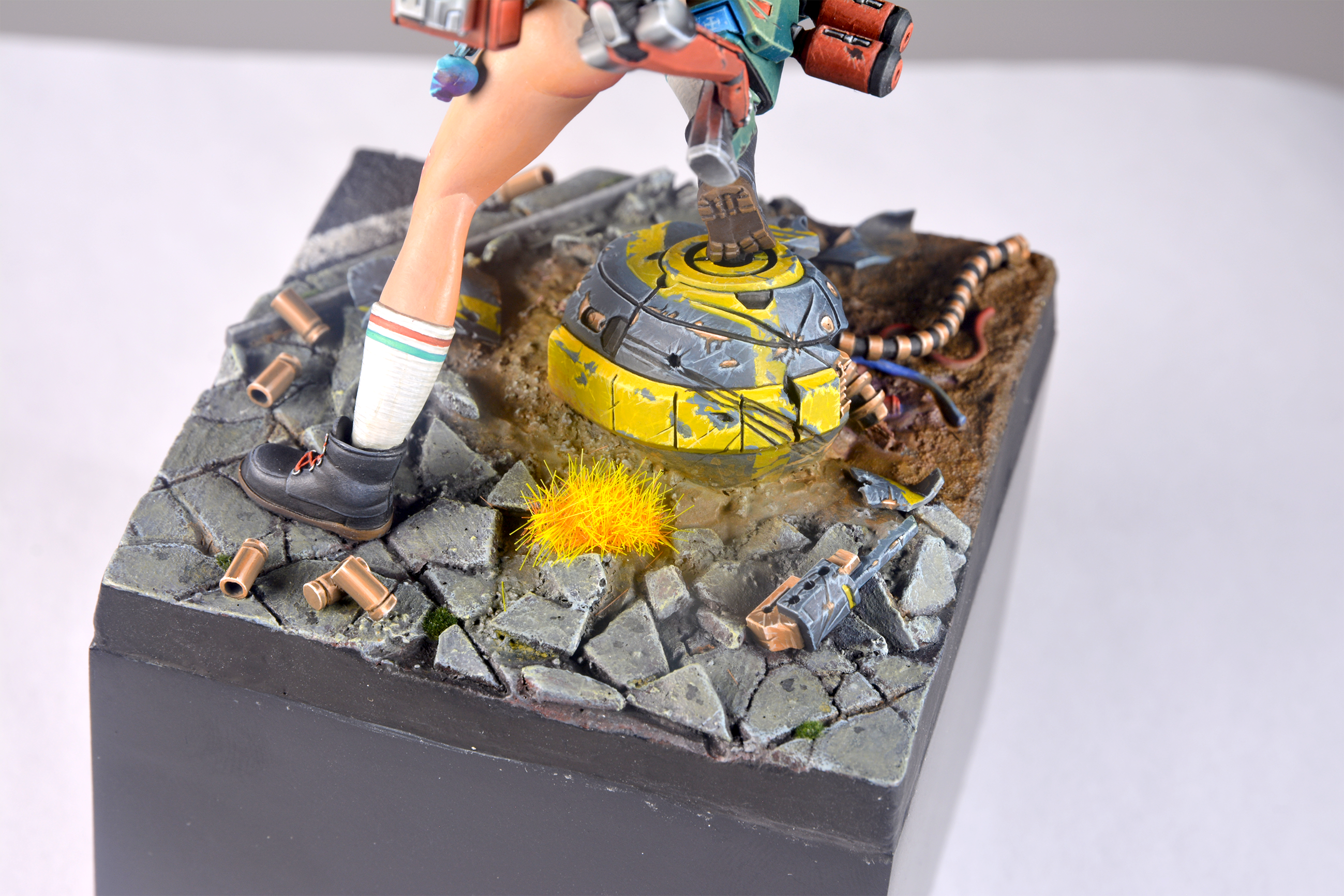 AK Interactive Orange & Yellow Wargame Tufts 4.5mm | 8435568331136