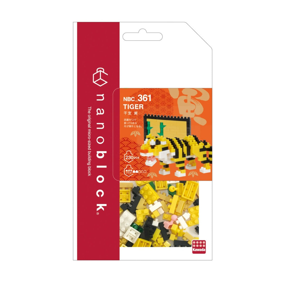 Nanoblock Collection Series Tiger "Animal" | 4972825221716