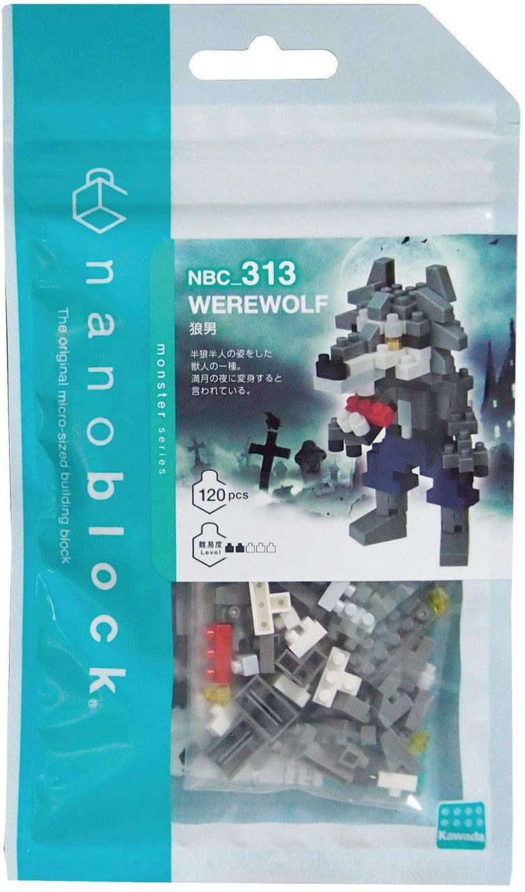Nanoblock Collection Series (Box/12) Werewolf "Monsters" | 4972825216941
