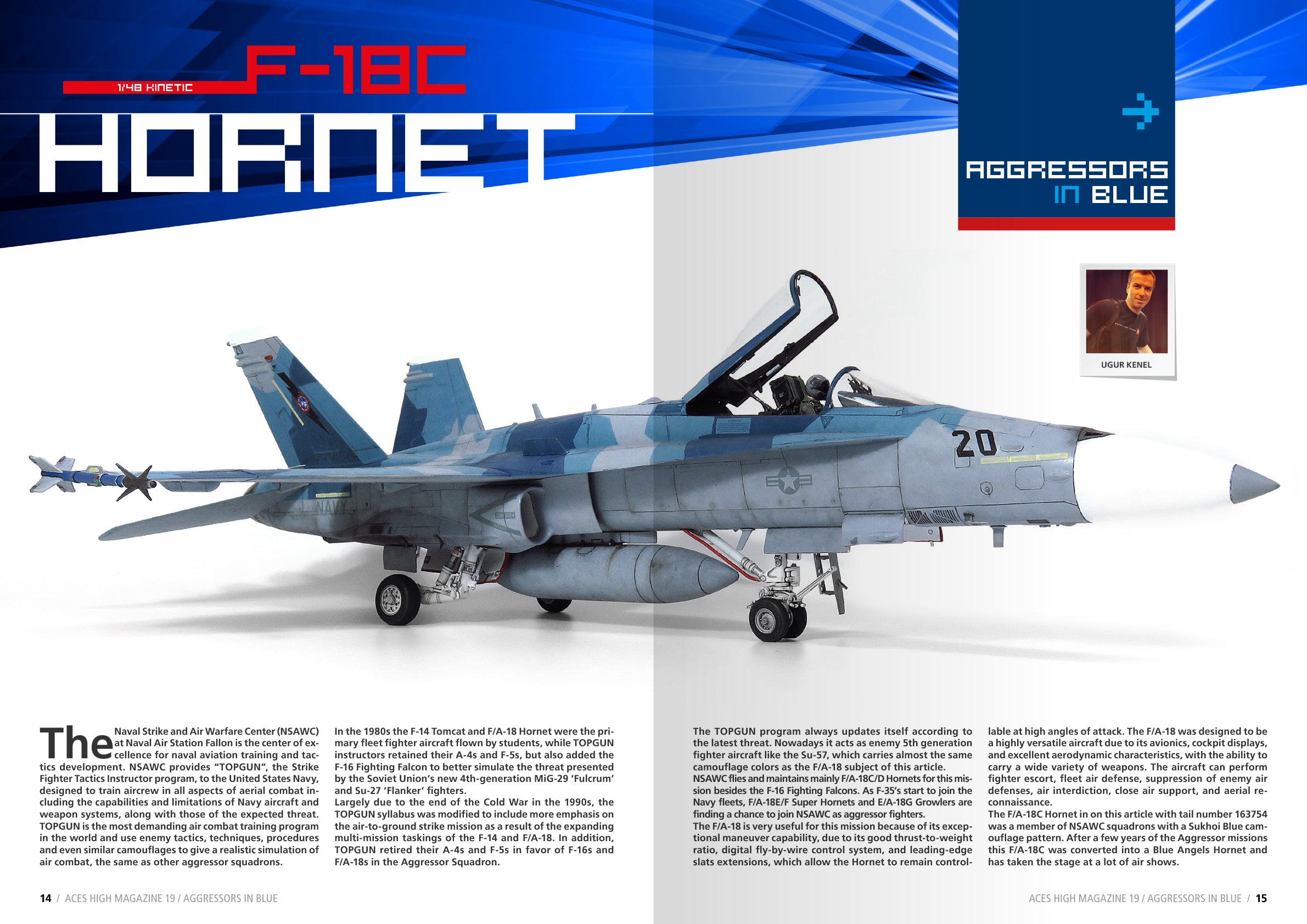 AK Interactive Aces High Issue 19 Agressors In Blue English | 8435568328020