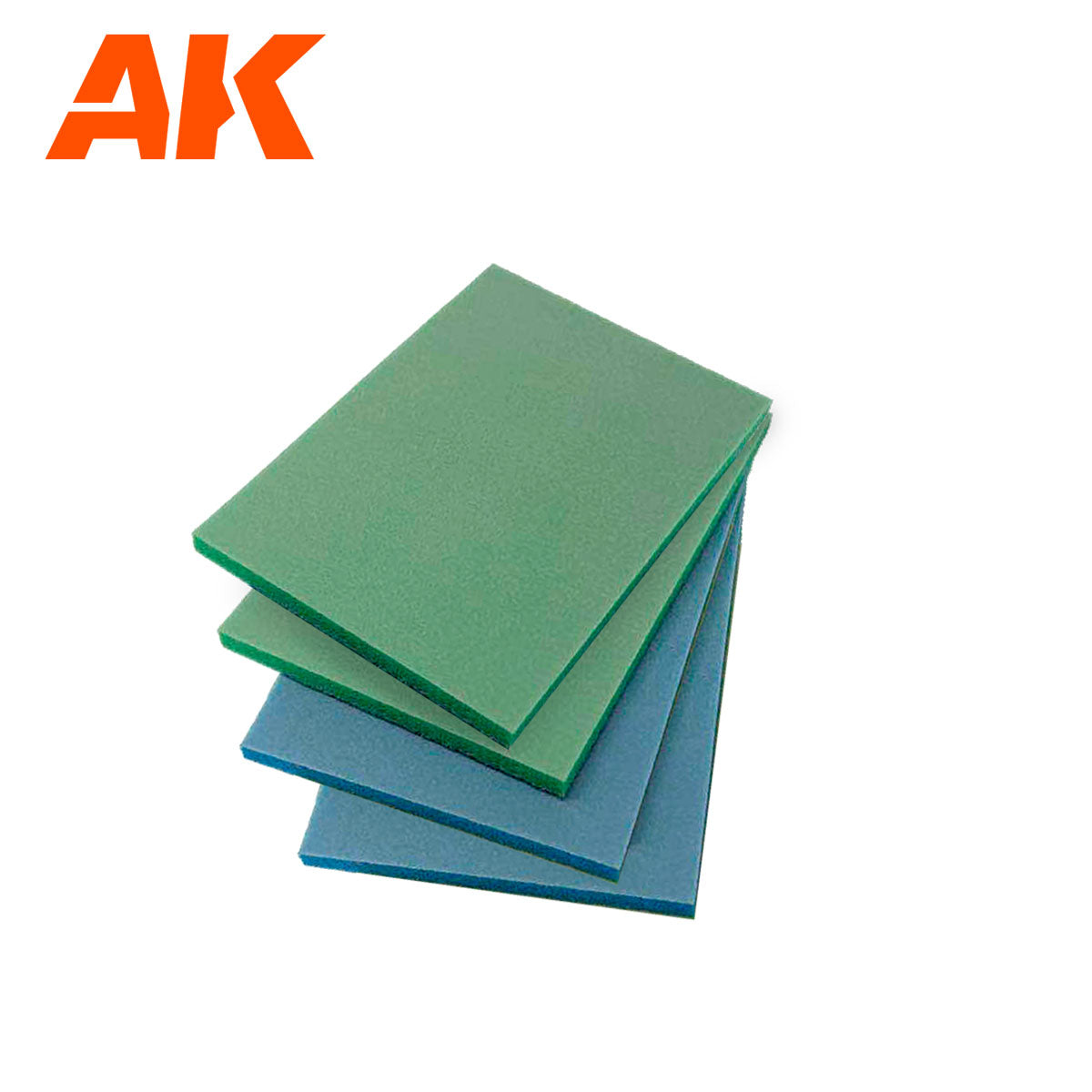 AK Interactive Soft and Smooth Sponge Sandpaper SET 4 units | 8435568333536