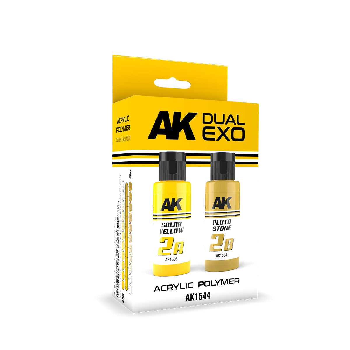 Ak Interactive Solar Yellow & Pluto Stone Dual Exo Paint Set | 8435568327788