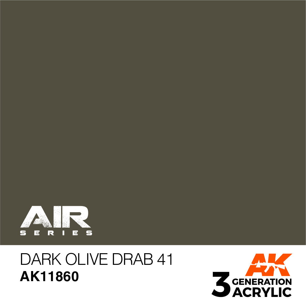 AK Interactive 3G Air - Dark Olive Drab 41 | 8435568315242
