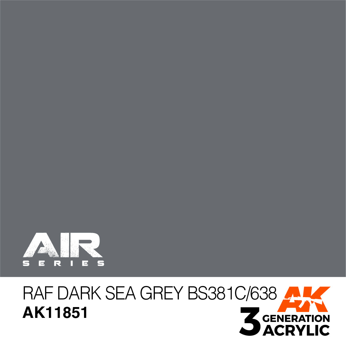 AK Interactive 3G Air - RAF Dark Sea Grey BS381C/638 | 8435568315150