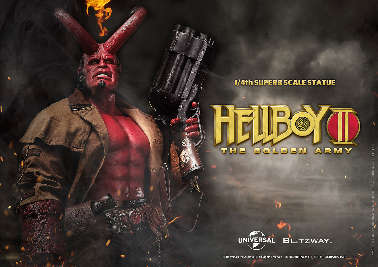 Blitzway 1/4 Superb Scale Statue "Hellboy II: The Golden Army" | 8809321479579