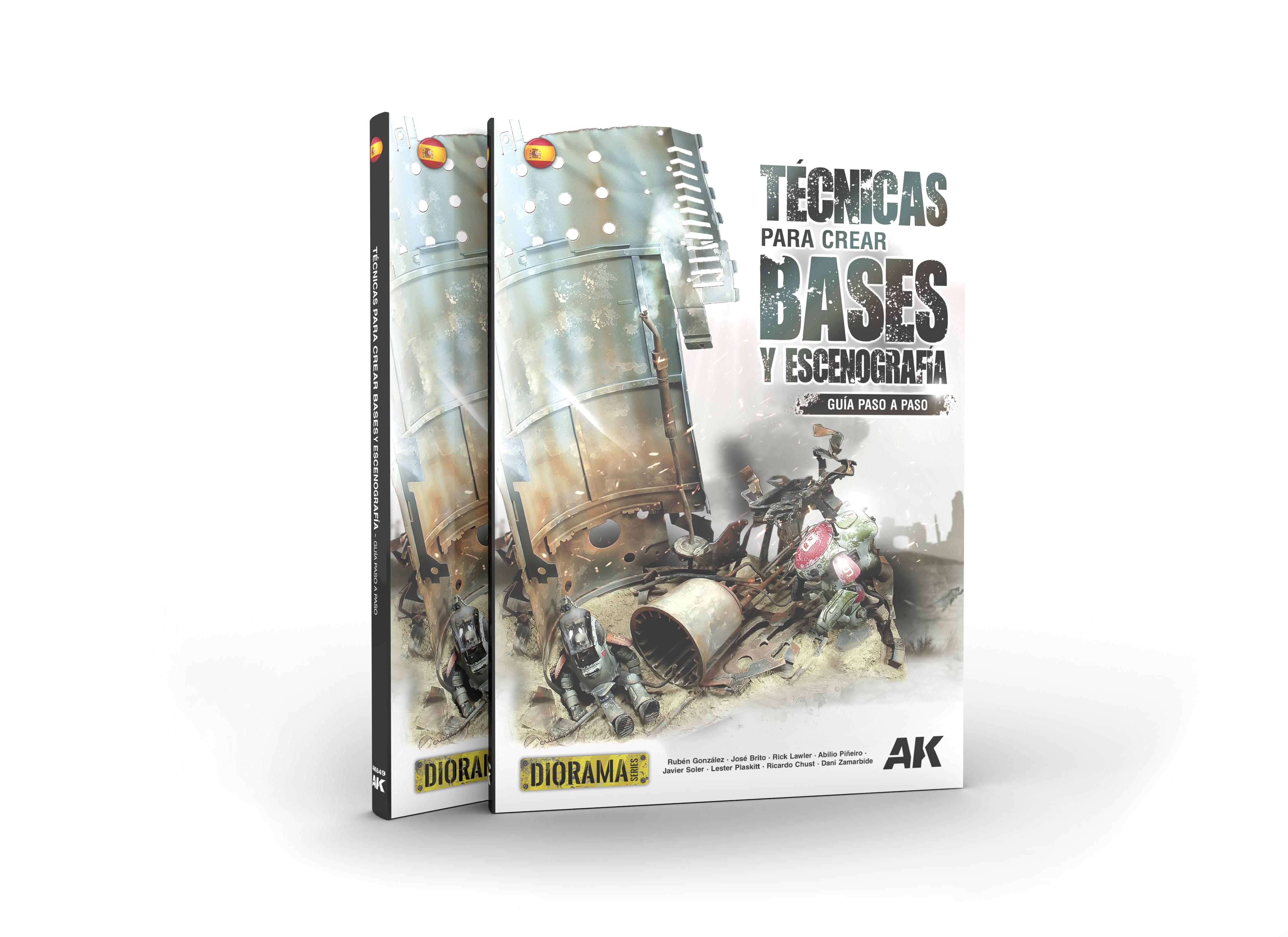 AK Interactive Techniques for creating bases and scenography – Spanish | 8435568333420
