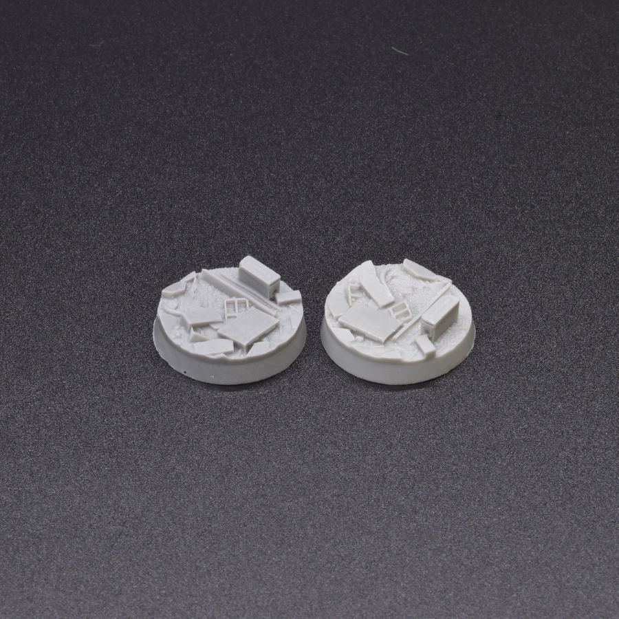 Gamers Grass Resin Bases - Urban Warfare - Round 25mm (x10) | 738956789709