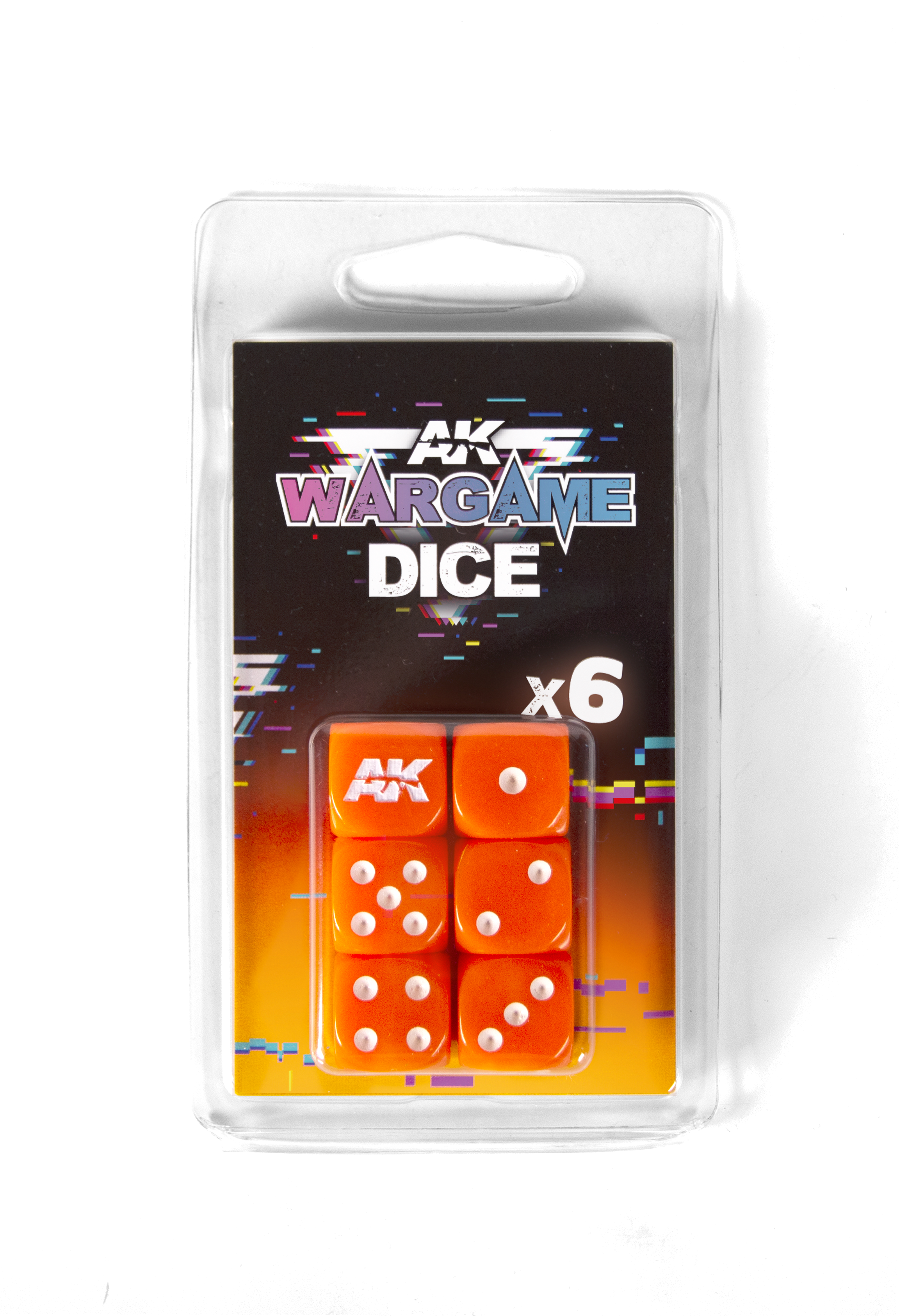 AK Interactive Set 6 Dices (Orange) | 8435568328488