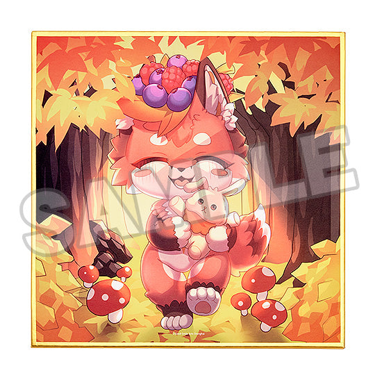 GoodSmile Moment Fluffy Land Series Let's Go Home Shikishi Illustration | 4580590182318