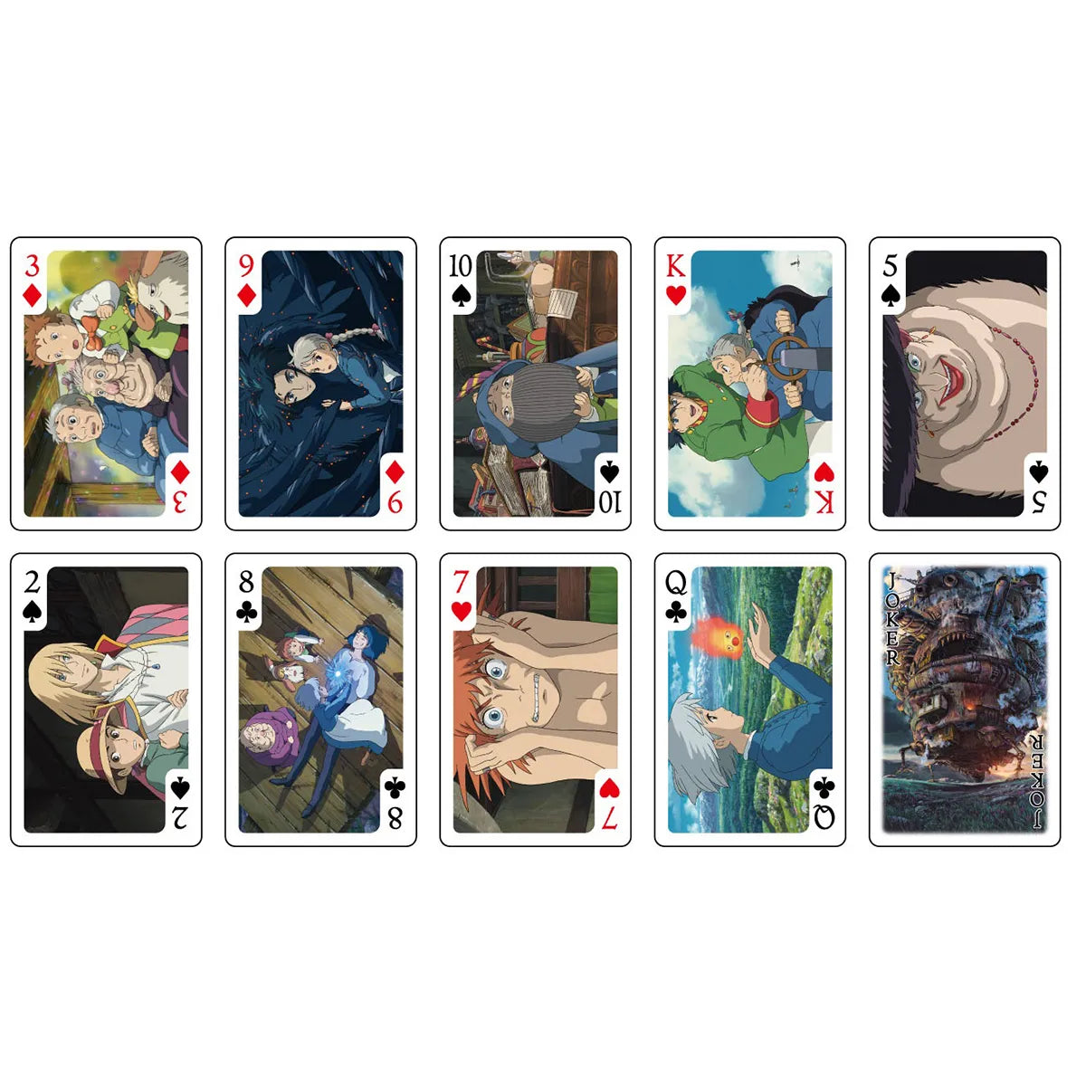 Ensky Playing Cards Howl's Moving Castle Movie Scene Playing Cards "Howl's Moving Castle" | 4970381472634