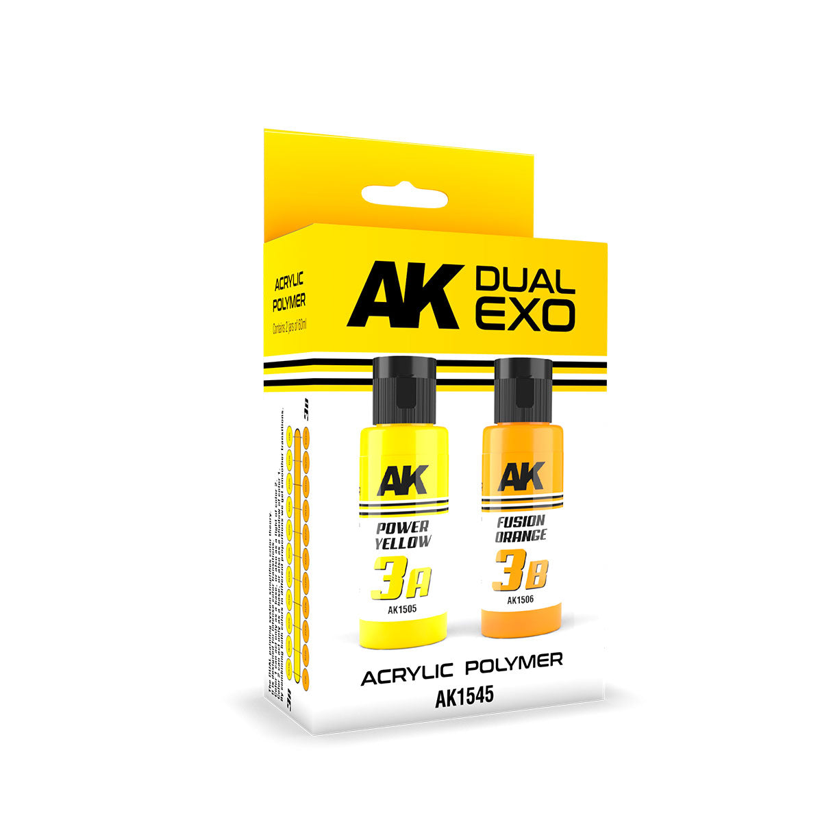 Ak Interactive Power Yellow & Fusion Orange Dual Exo Paint Set | 8435568327795