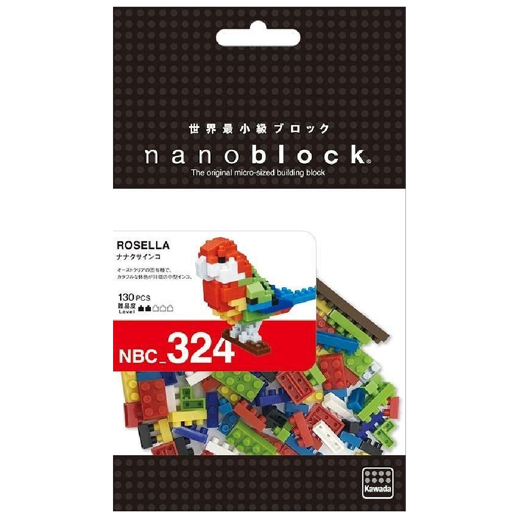 Nanoblock Collection Series, Rosella "Birds" | 4972825218730