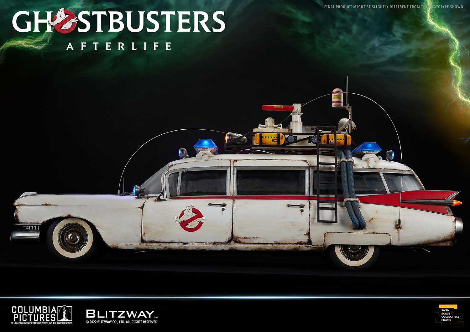 Blitzway 1/6 Scale Vehicle ECTO-1 "Ghostbusters: Afterlife" | 8809321479593