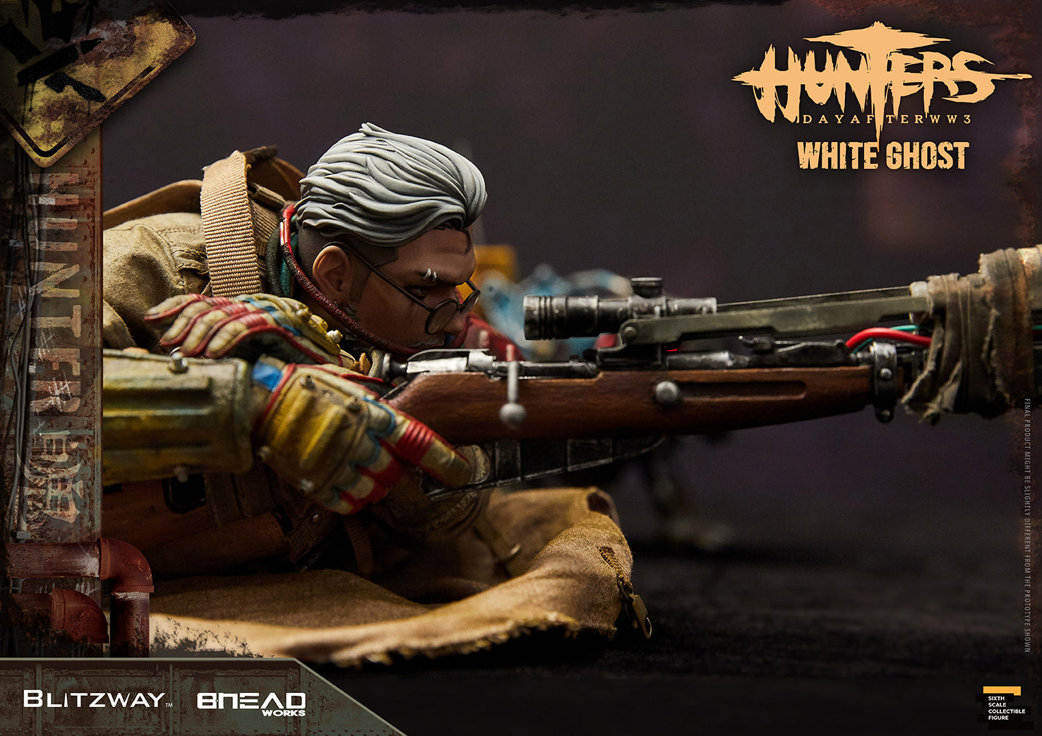 Blitzway 1/6 White Ghost "HUNTERS : Day After WWlll", Action Figure | 8809321479562