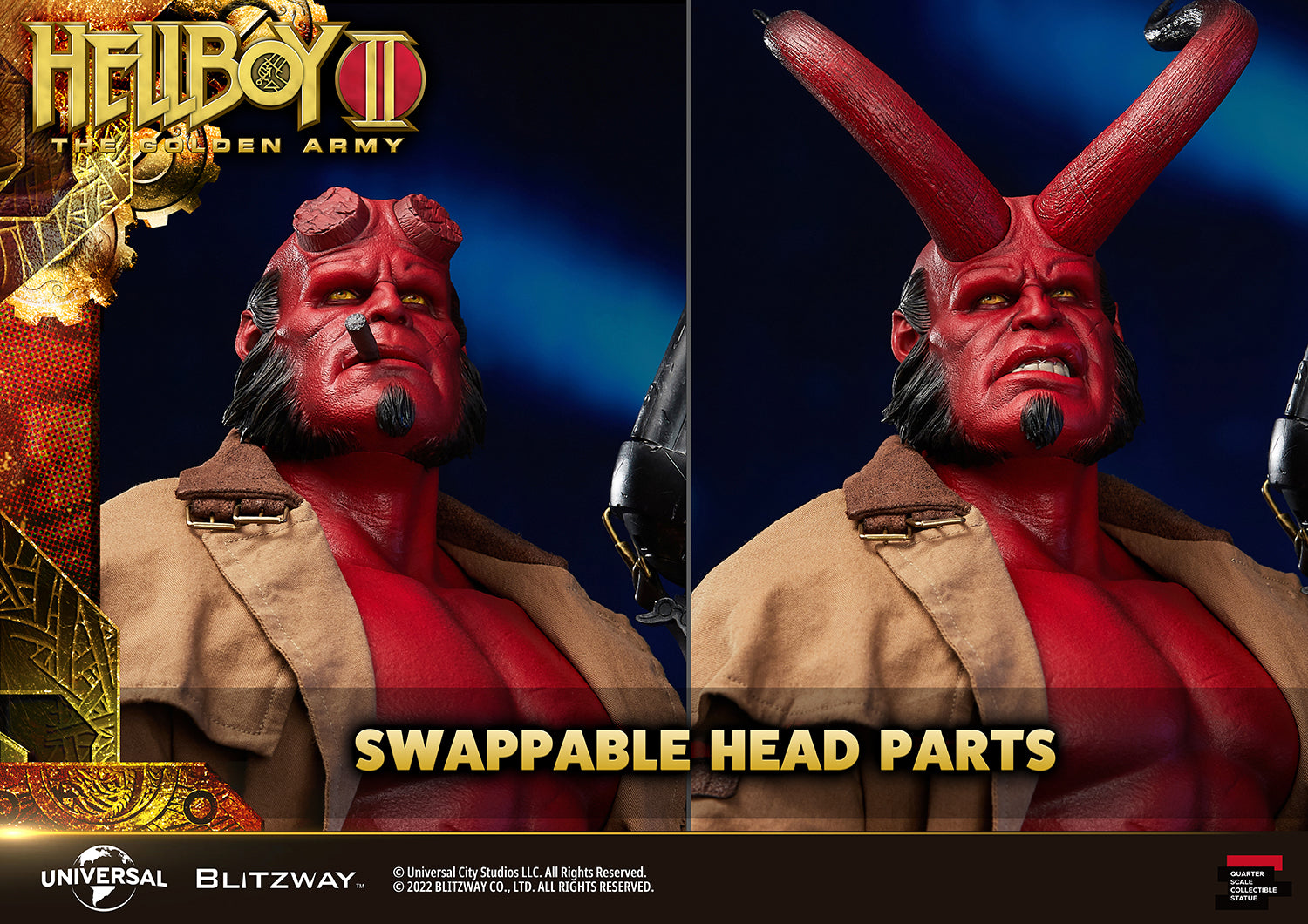 Blitzway 1/4 Superb Scale Statue "Hellboy II: The Golden Army" | 8809321479579