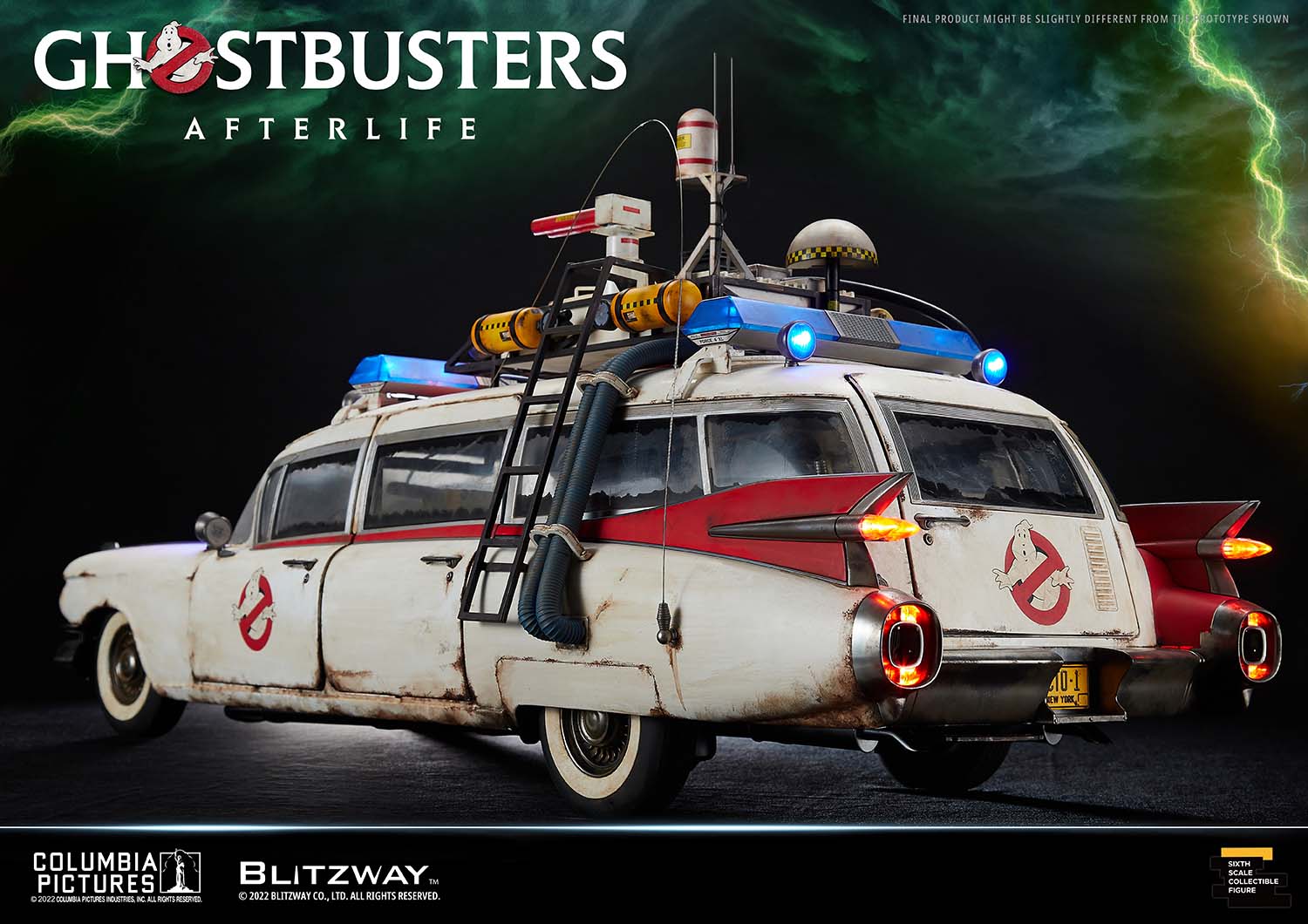 Blitzway 1/6 Scale Vehicle ECTO-1 "Ghostbusters: Afterlife" | 8809321479593