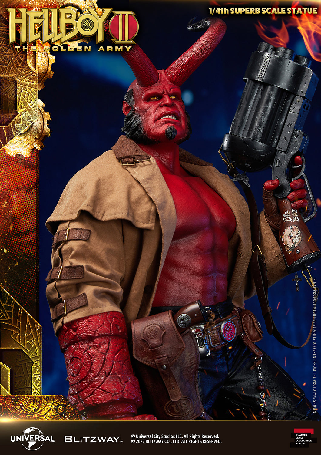 Blitzway 1/4 Superb Scale Statue "Hellboy II: The Golden Army" | 8809321479579
