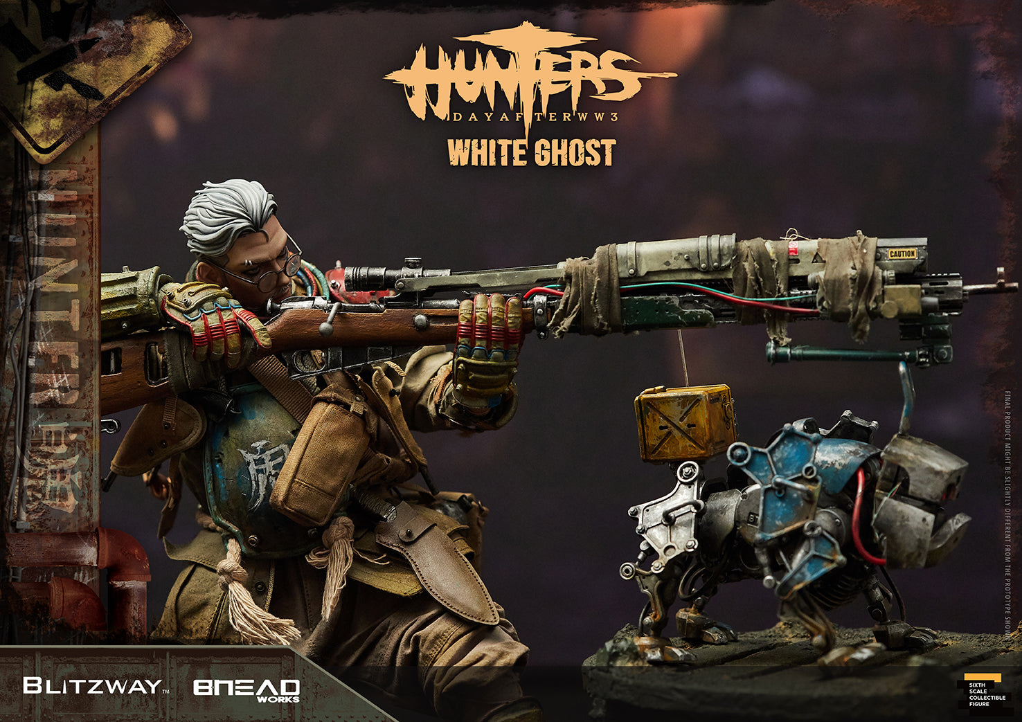 Blitzway 1/6 White Ghost "HUNTERS : Day After WWlll", Action Figure | 8809321479562