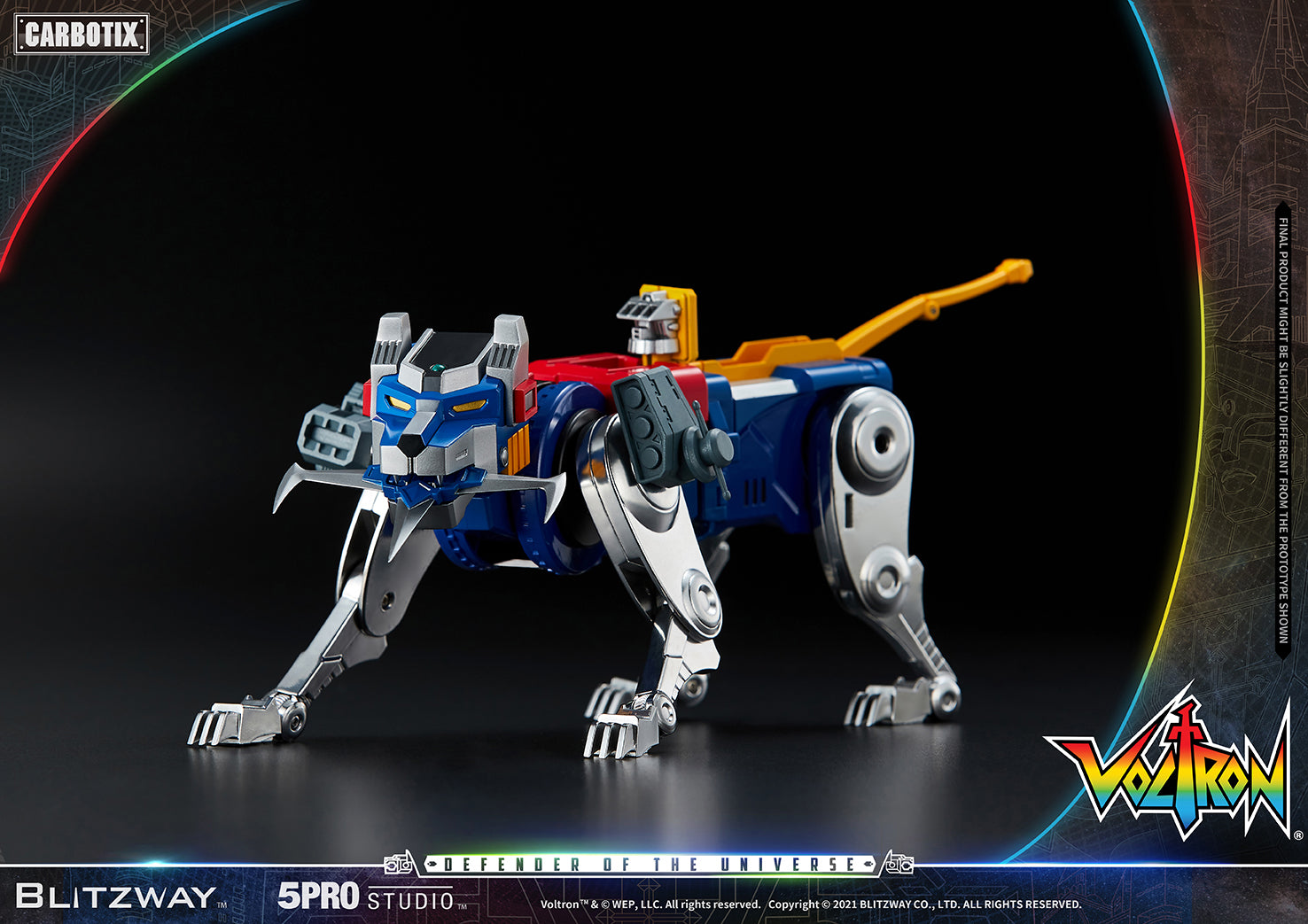 Blitzway 'Voltron' 5Pro Studio CARBOTIX Series, Action Figure | 8809321479531