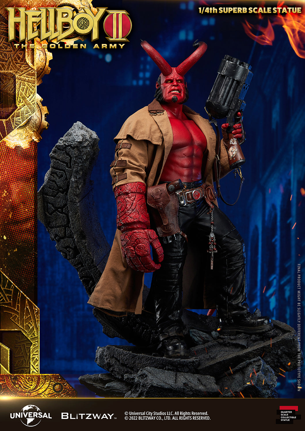 Blitzway 1/4 Superb Scale Statue "Hellboy II: The Golden Army" | 8809321479579