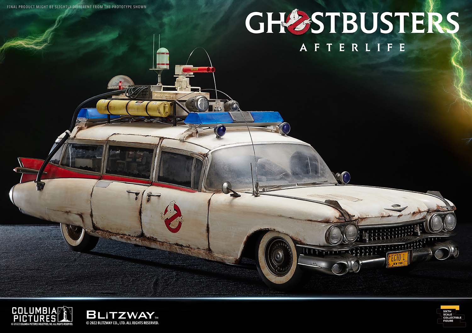Blitzway 1/6 Scale Vehicle ECTO-1 "Ghostbusters: Afterlife" | 8809321479593
