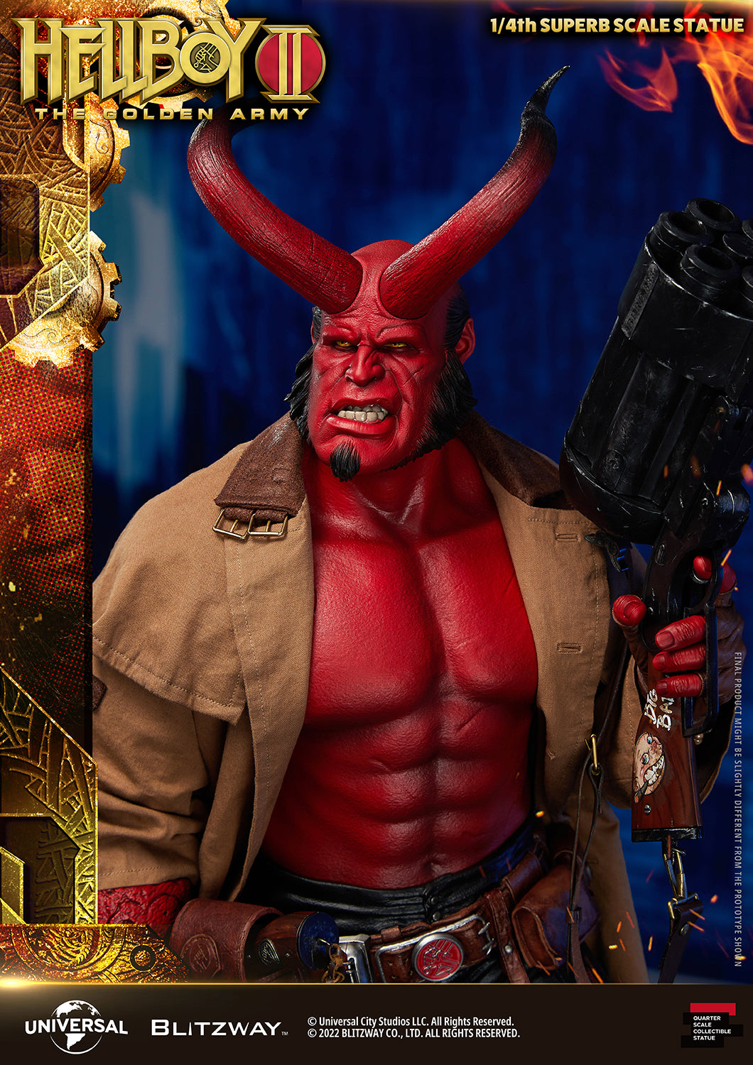 Blitzway 1/4 Superb Scale Statue "Hellboy II: The Golden Army" | 8809321479579