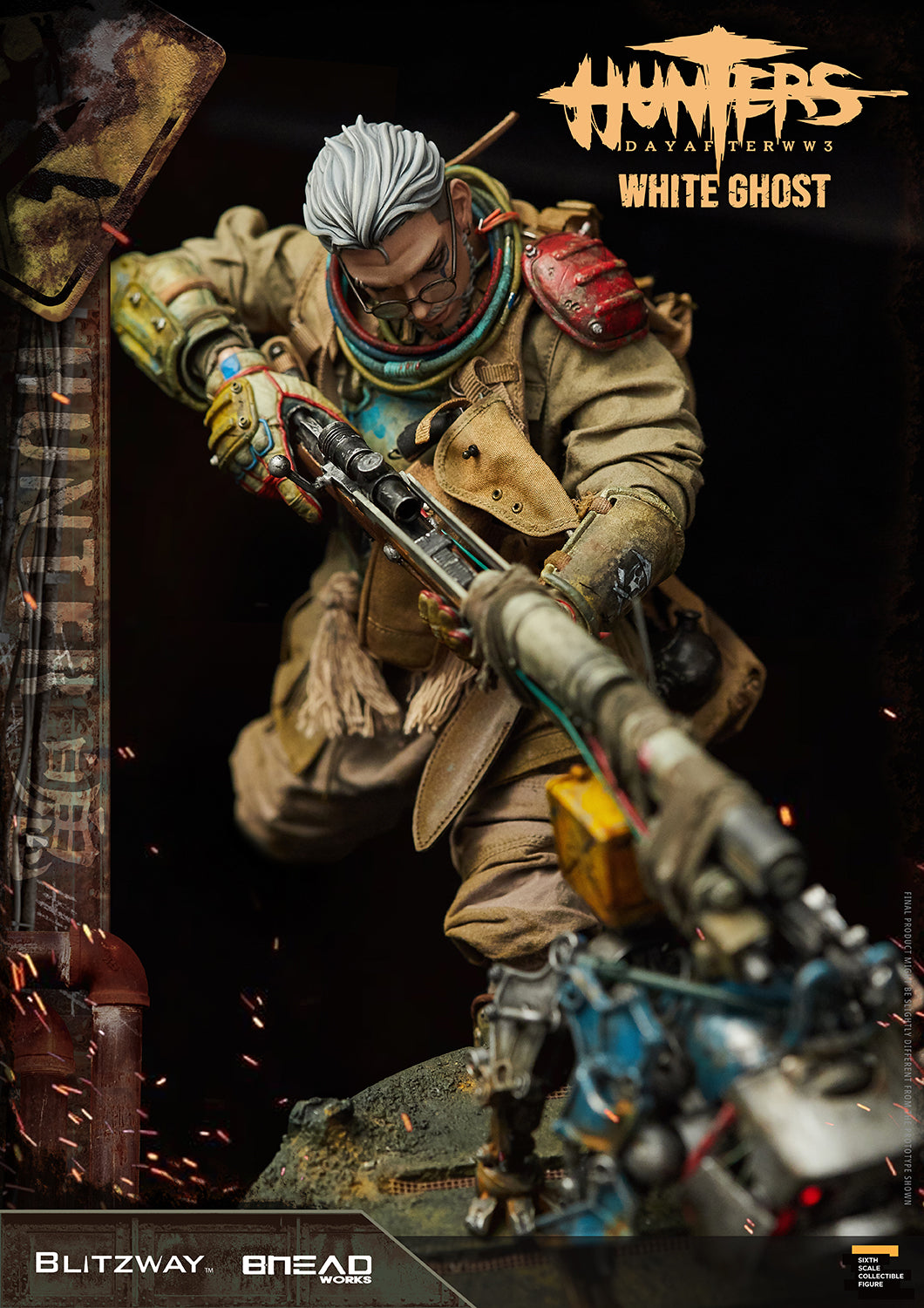 Blitzway 1/6 White Ghost "HUNTERS : Day After WWlll", Action Figure | 8809321479562
