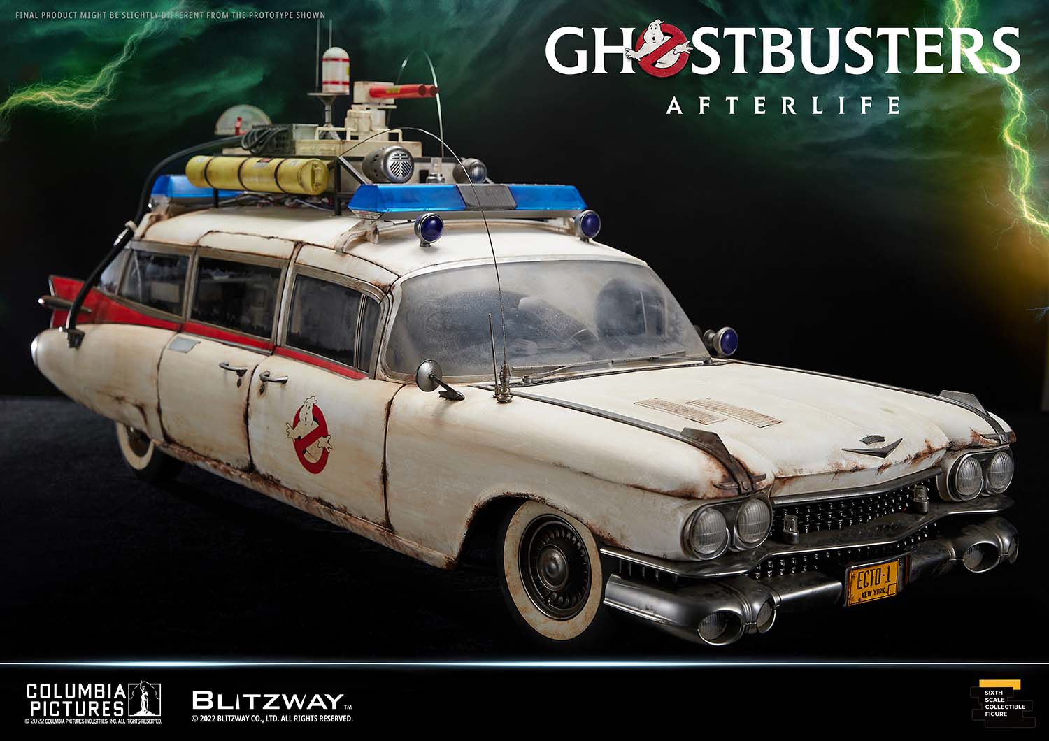 Blitzway 1/6 Scale Vehicle ECTO-1 "Ghostbusters: Afterlife" | 8809321479593