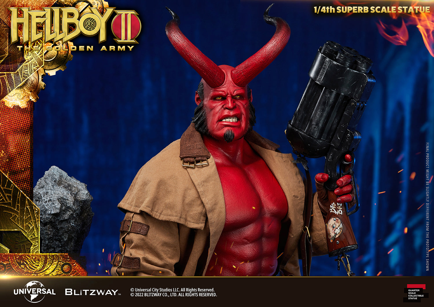 Blitzway 1/4 Superb Scale Statue "Hellboy II: The Golden Army" | 8809321479579