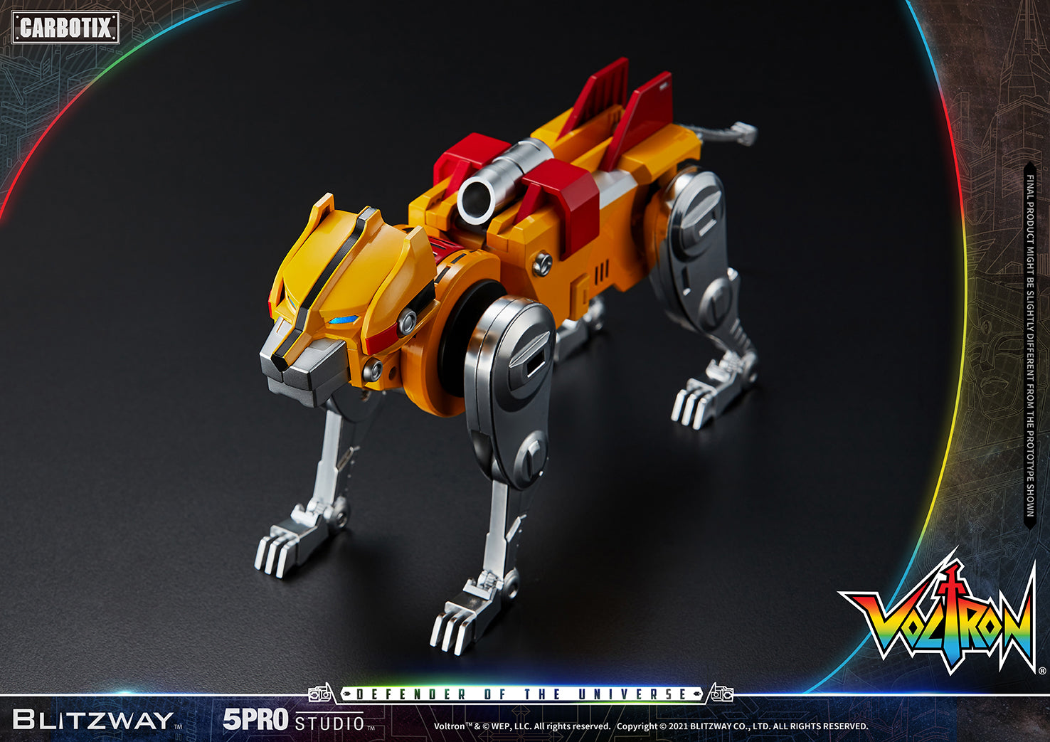 Blitzway 'Voltron' 5Pro Studio CARBOTIX Series, Action Figure | 8809321479531