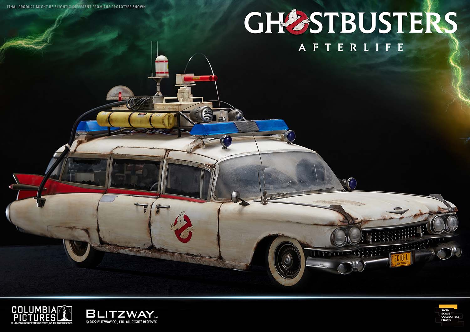 Blitzway 1/6 Scale Vehicle ECTO-1 "Ghostbusters: Afterlife" | 8809321479593