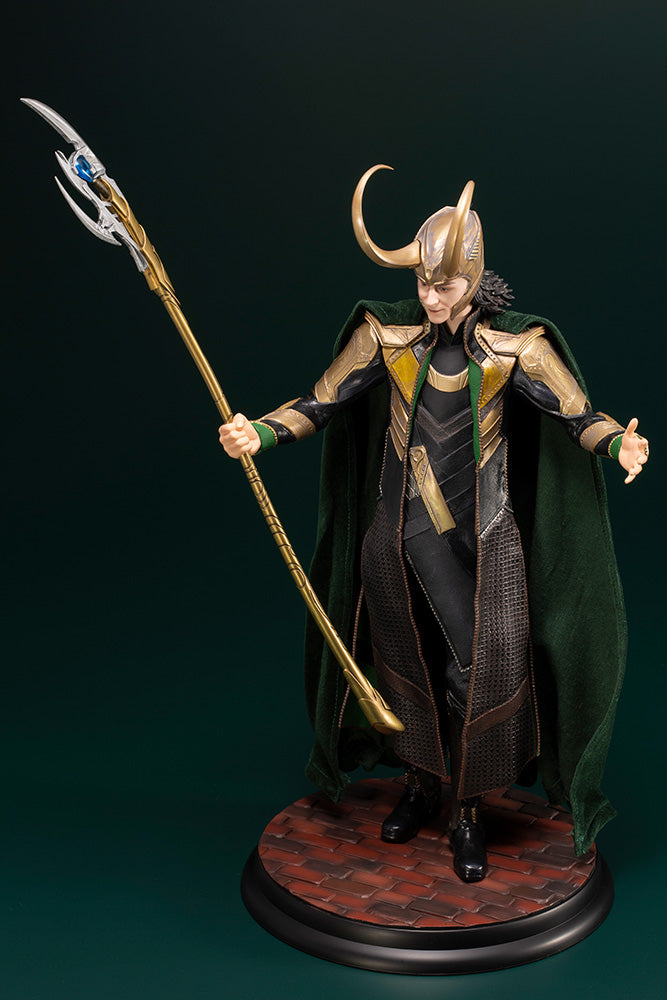 Kotobukiya 1/6 Marvel Avengers Movie Loki Artfx, Pre-Painted PVC Statue | 190526023352