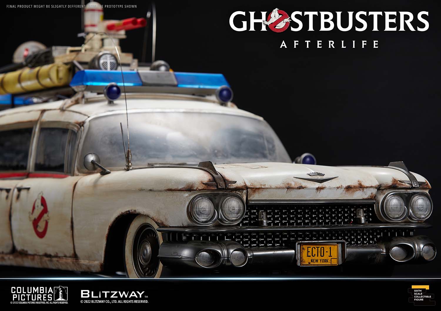Blitzway 1/6 Scale Vehicle ECTO-1 "Ghostbusters: Afterlife" | 8809321479593